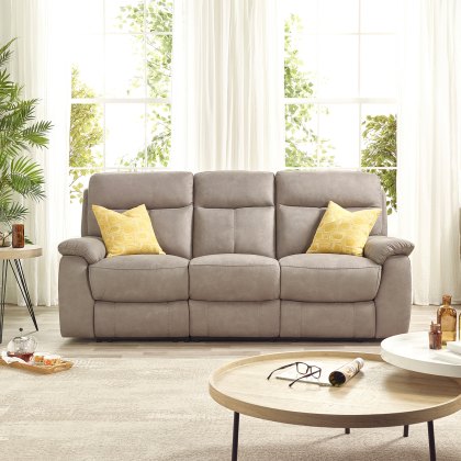 Harrison 3 Seater Power Recliner Sofa - Elephant Grey Harrison 3 Seater Power Recliner Sofa - Elephant Grey