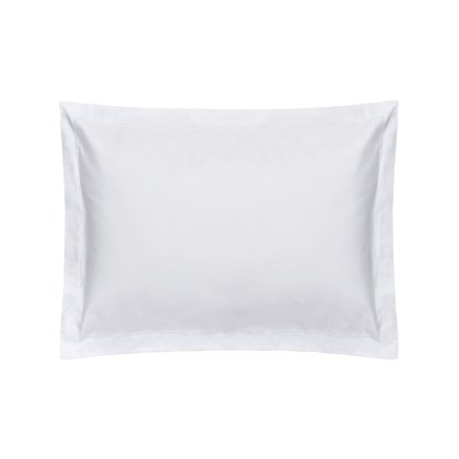 Belledorm White 400 Thread Count Egyptian Cotton Plain Dyed Oxford Pillowcase Belledorm White 400 Thread Count Egyptian Cotton Plain Dyed Oxford Pillowcase