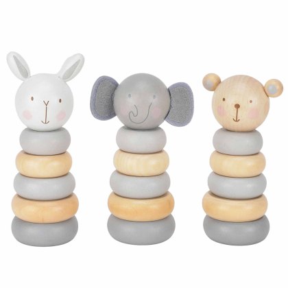 Bambino Assorted Wooden Stacking Toys Bambino Assorted Wooden Stacking Toys