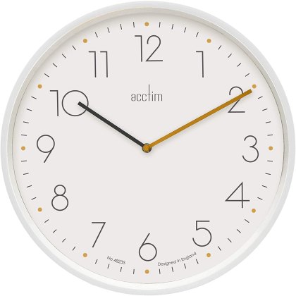 Acctim Taby White Clock Acctim Taby White Clock
