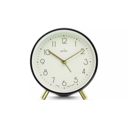 Acctim Fossen Black Alarm Clock Acctim Fossen Black Alarm Clock