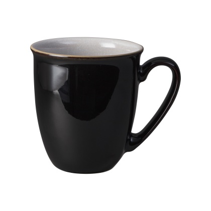 Denby Elements Black Coffee Beaker Mug Denby Elements Black Coffee Beaker Mug