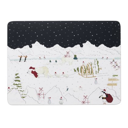 Sophie Allport Snow Season Placemats Set of 4 Sophie Allport Snow Season Placemats Set of 4
