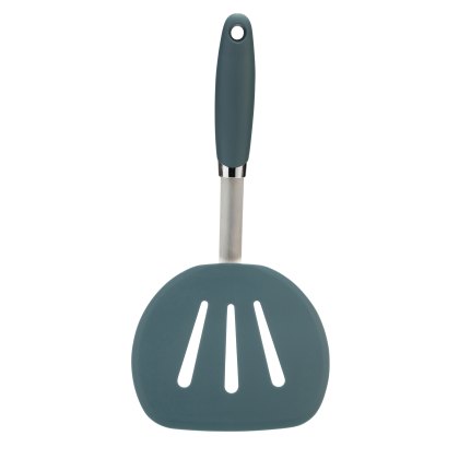 Platinum Silicone Pancake Turner - Heat-Resistant Wide & Slotted Spatula