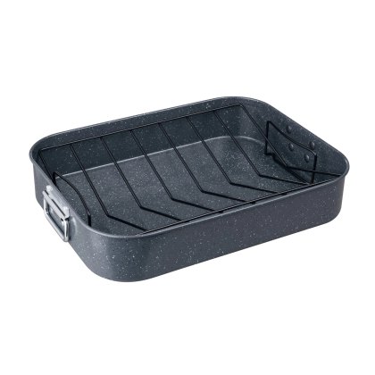 Denby Quantanium finish roasting tray with rack Denby Quantanium finish roasting tray with rack