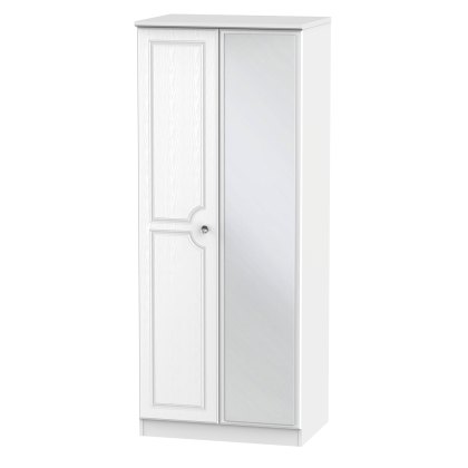 Krystal 2ft6in Mirror Wardrobe Krystal 2ft6in Mirror Wardrobe