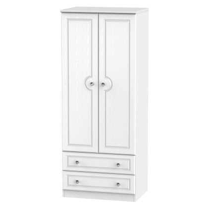 Krystal 2ft6in 2 Drawer Wardrobe Krystal 2ft6in 2 Drawer Wardrobe