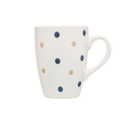 Siip reactive glaze spot mug blue & beige Siip reactive glaze spot mug blue & beige