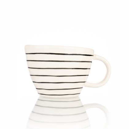 Siip geometric stripes black Mug Siip geometric stripes black Mug