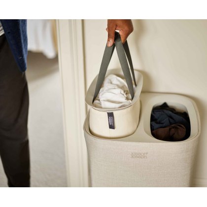 Joseph Joseph Tota 60L Laundry Separation Basket Ecru Joseph Joseph Tota 60L Laundry Separation Basket Ecru