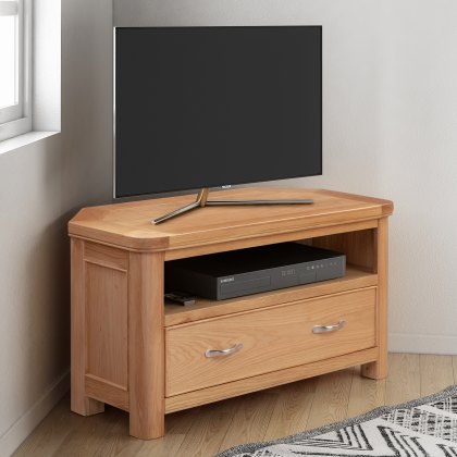 Gloucester Oak Corner TV Unit