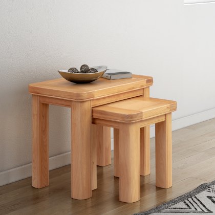 Gloucester Oak Nest of Tables Gloucester Oak Nest of Tables