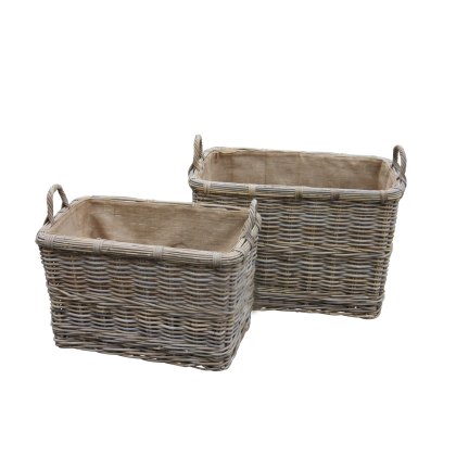 Glenweave Large Rectangular Log Basket Glenweave Large Rectangular Log Basket