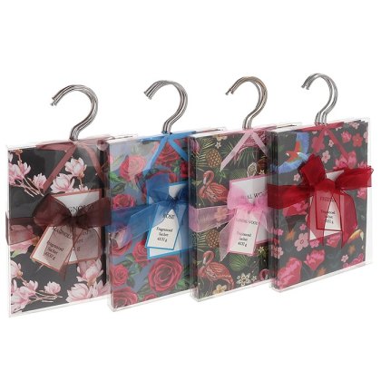 Exotic Bloom Pack of 4 Hanging Sachet Exotic Bloom Pack of 4 Hanging Sachet