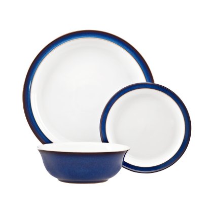 Denby Imperial Blue 12 Piece Tableware Set Denby Imperial Blue 12 Piece Tableware Set