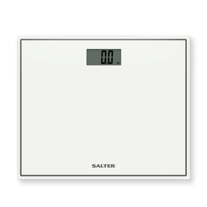 Salter White Compact Glass Electronic Scale 9207 Salter White Compact Glass Electronic Scale 9207