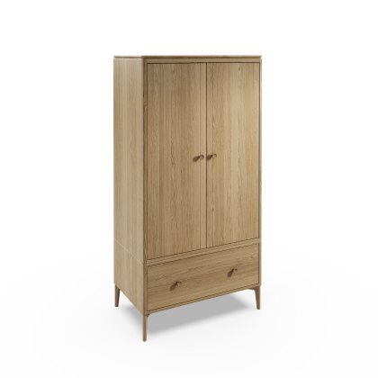 Anders Oak 2 Door Wardrobe Anders Oak 2 Door Wardrobe