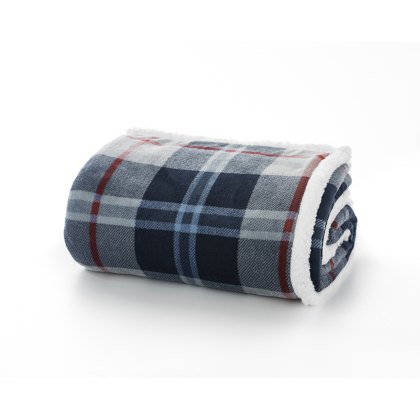 Deyongs Douglas Sherpa Reverse Fleece Throw Deyongs Douglas Sherpa Reverse Fleece Throw