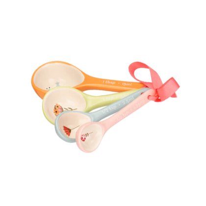 Cath Kidston Painted Table Ceramic Measuring Spoons Cath Kidston Painted Table Ceramic Measuring Spoons