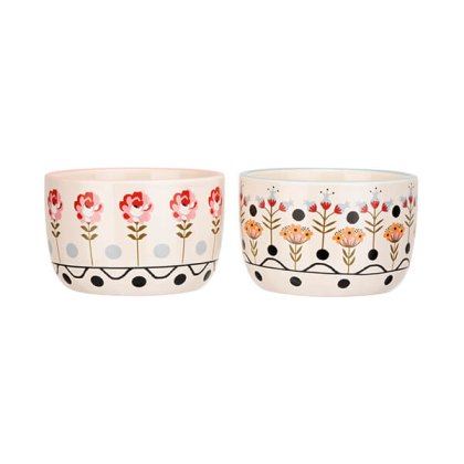 Cath Kidston Painted Table Set of 2 Ceramic Ramekins Cath Kidston Painted Table Set of 2 Ceramic Ramekins