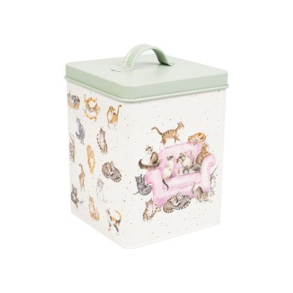 Wrendale Squared Cat Treat Tin Wrendale Squared Cat Treat Tin
