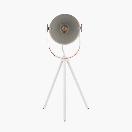 Auden White Metal Tripod Table Lamp Auden White Metal Tripod Table Lamp