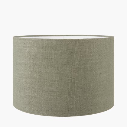Edward Pistachio Linen Cylinder Shade Edward Pistachio Linen Cylinder Shade