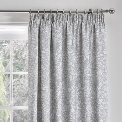 D&D Aveline Grey Ready Made Curtains