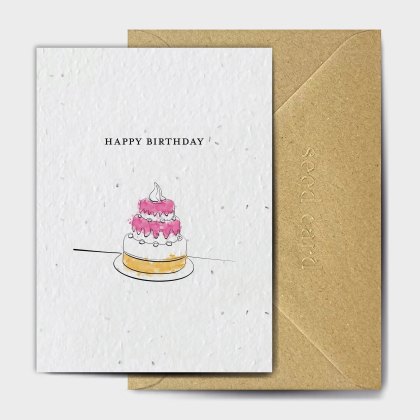 The Seed Card Company A Single Piece of Cake Birthday Card The Seed Card Company A Single Piece of Cake Birthday Card