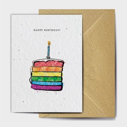 The Seed Card Company Crumbs at the End of the Rainbow Birthday Card The Seed Card Company Crumbs at the End of the Rainbow Birthday Card