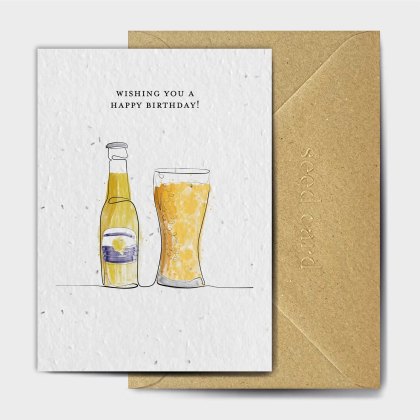 The Seed Card Company A Fine Craft Ale Birthday Card The Seed Card Company A Fine Craft Ale Birthday Card