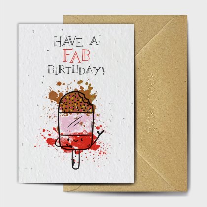 The Seed Card Company Nostalgic Nibbles Birthday Card The Seed Card Company Nostalgic Nibbles Birthday Card