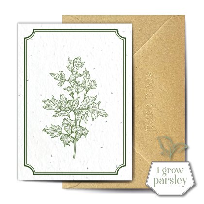 The Seed Card Company Petersilie Greetings Card The Seed Card Company Petersilie Greetings Card