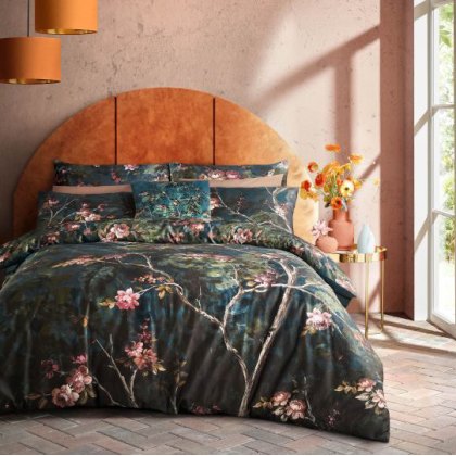 Graham & Brown Night Garden Navy Duvet Cover Set Double Graham & Brown Night Garden Navy Duvet Cover Set Double