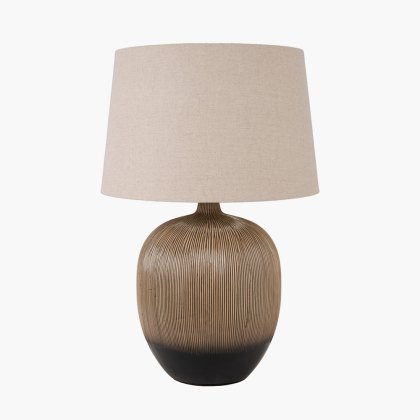 Pacific Greta Black Textured Ceramic Table Lamp Pacific Greta Black Textured Ceramic Table Lamp