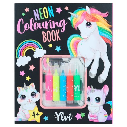 Ylvi Neon Colouring Book Set Ylvi Neon Colouring Book Set