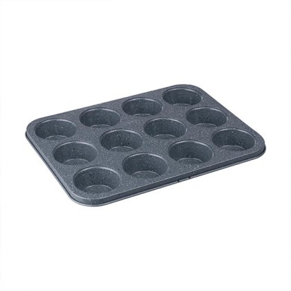 Denby Quantanium Finish 12 Cup Cupcake Tin Denby Quantanium Finish 12 Cup Cupcake Tin
