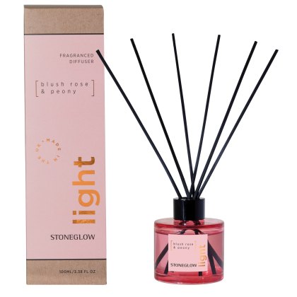 Stoneglow Light Blush Rose & Peony Reed Diffuser Stoneglow Light Blush Rose & Peony Reed Diffuser