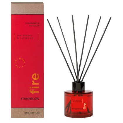 Stoneglow Fire Elements Red Pepper & Cardamom Reed Diffuser Stoneglow Fire Elements Red Pepper & Cardamom Reed Diffuser