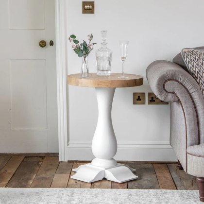 Holkham Oak Round Wine Table Holkham Oak Round Wine Table