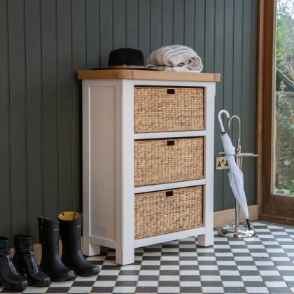 Holkham Oak Shoe Storage Chest Holkham Oak Shoe Storage Chest