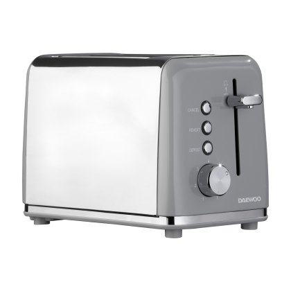 Daewoo Kensington Grey 2 Slice Toaster Daewoo Kensington Grey 2 Slice Toaster
