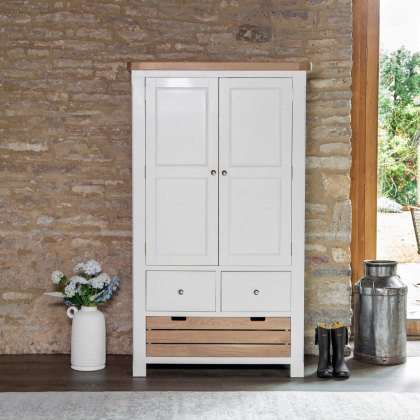 Holkham Oak Double Larder Unit Holkham Oak Double Larder Unit