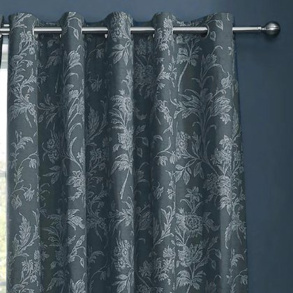 Laura Ashley Lloyd Midnight Curtains