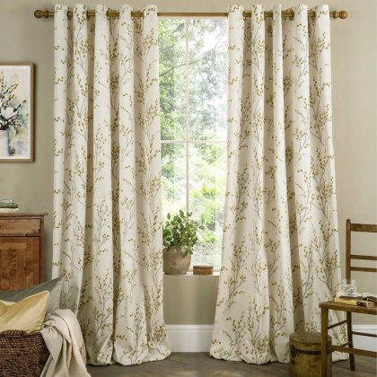 Laura Ashley Pussy Willow Ochre Curtains Laura Ashley Pussy Willow Ochre Curtains