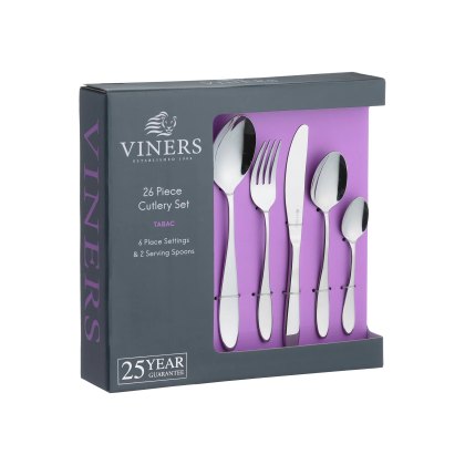 Viners Tabac 26 Piece Cutlery Set Viners Tabac 26 Piece Cutlery Set