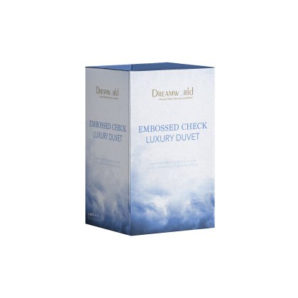 Dreamworld Embossed Check Duvet Dreamworld Embossed Check Duvet