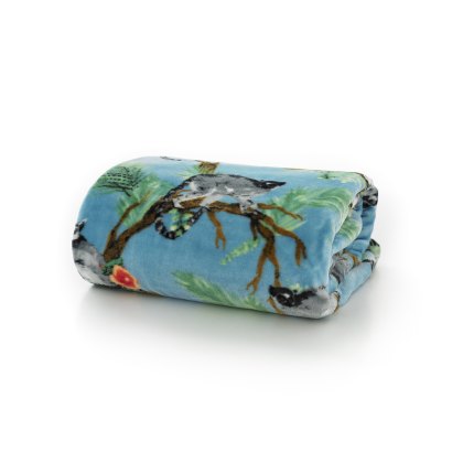 Deyongs Printed Flannel Fleece Throw Madagascar Deyongs Printed Flannel Fleece Throw Madagascar