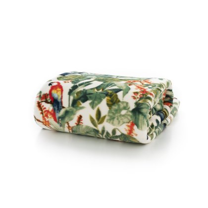 Deyongs Printed Flannel Fleece Throw Pandemonium Deyongs Printed Flannel Fleece Throw Pandemonium