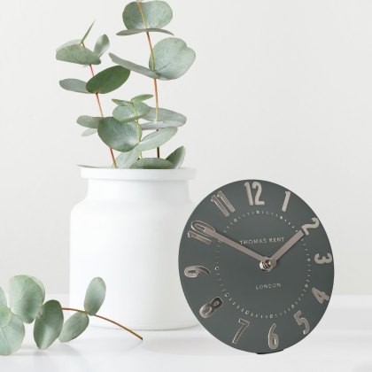 Thomas Kent Mulberry 6" Olive Green Mantel Clock Thomas Kent Mulberry 6" Olive Green Mantel Clock